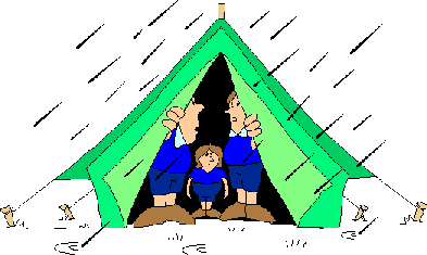 Tent Camping in the Rain