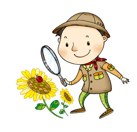 CampingwithGus.com Kid's Camper with Magnifying Glass