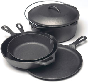 cast iron camping cookware