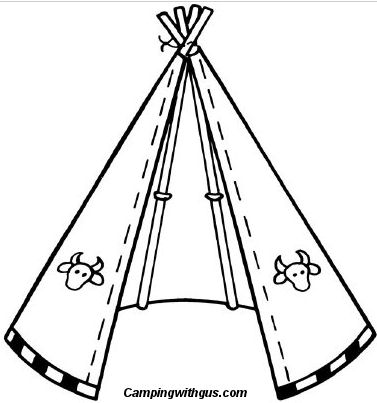 camp teepee camping activities for kids