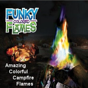 Colored Campfire Flames