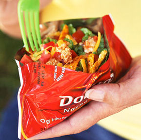 Tacos in a Bag Camping with kids recipe