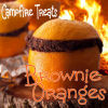campfire orange brownies and cakes
