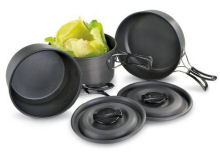 Camp Cooking Pots and Pans Set