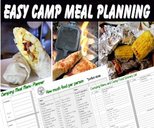 camp menu food and lists