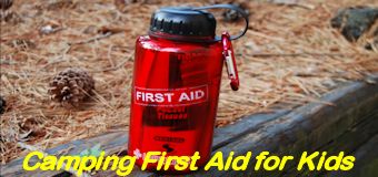 Camping first aid kit for kids