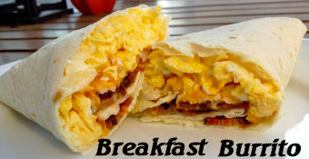 Breakfast Burrito Camping Breakfast