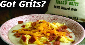 Cheesy Grits Camping Breakfast